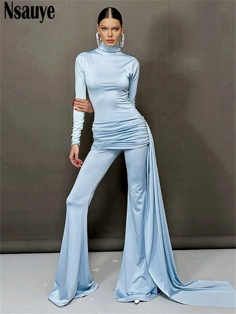 Nsauye 2025 Autumn Women Skinny High Waisted Sexy Night Club One Pieces Jumpsuit Casual Basic Long Sleeve Turtleneck Rompers
Nsauye 2025 Autumn Women Skinny High Waisted Sexy Night Club One Pieces Jumpsuit Casual Basic Long Sleeve Turtleneck Rompers