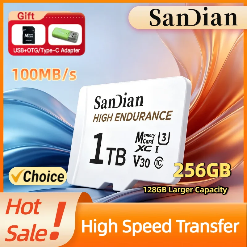 Original High Endurance 128GB 256GB V30 C10 Micro TF SD Card For Dash Cam Home CCTV Security Car Recorder
Original High Endurance 128GB 256GB V30 C10 Micro TF SD Card For Dash Cam Home CCTV Security Car Recorder