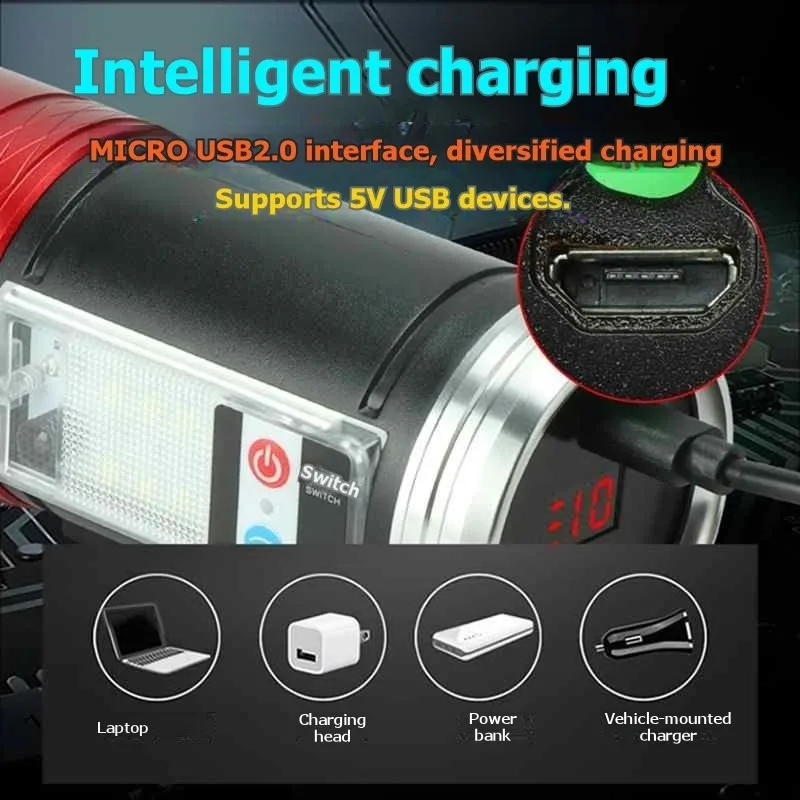 A36T-Aluminum Alloy Durable LED Flashlight With USB Rechargeable-High-Power Multi-Purpose
A36T-Aluminum Alloy Durable LED Flashlight With USB Rechargeable-High-Power Multi-Purpose