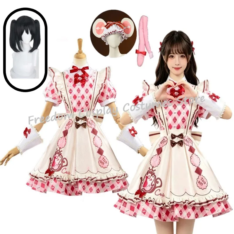 2026 NEW Nico Yazawa Cosplay Lolita Dress Anime Live! School Idol Costume Nico Candy Cute Dress Hat Wig Halloween Party suit
2026 NEW Nico Yazawa Cosplay Lolita Dress Anime Live! School Idol Costume Nico Candy Cute Dress Hat Wig Halloween Party suit