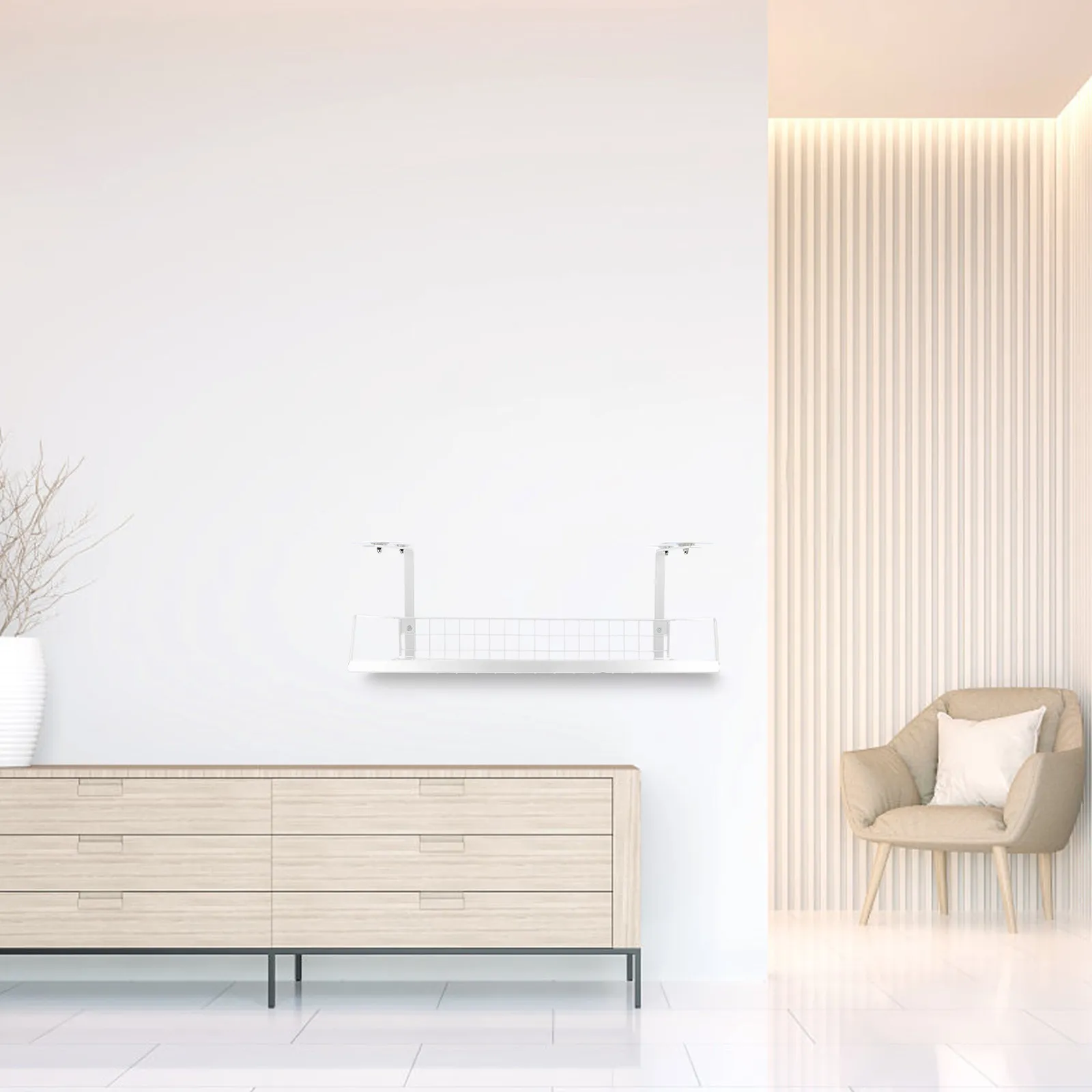 Under Desk Cable Management Rack Compact Wire Holder Storage Basket Easy Install Cord Organizer Cable Storage Shelf
Under Desk Cable Management Rack Compact Wire Holder Storage Basket Easy Install Cord Organizer Cable Storage Shelf