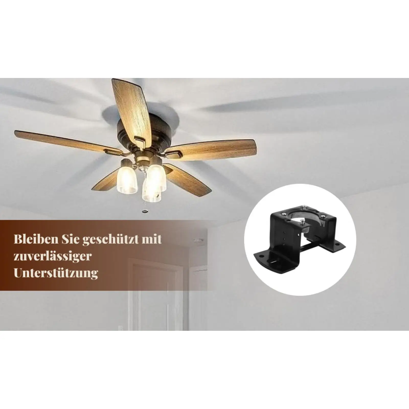Ceiling Fan Mounting Bracket Mount Kits for Cathedral Canopy Living Room, Black
Ceiling Fan Mounting Bracket Mount Kits for Cathedral Canopy Living Room, Black