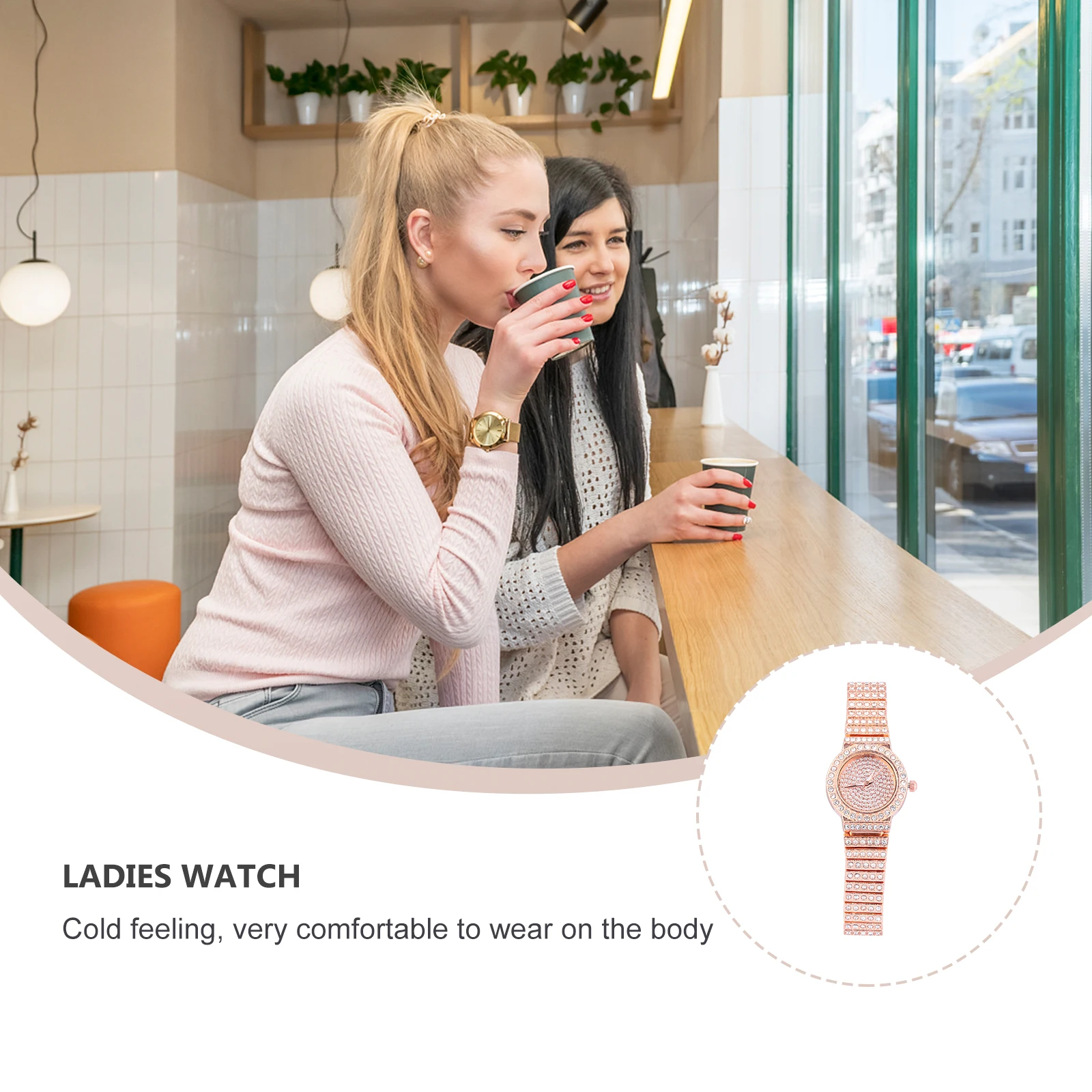 1pc Rhinestone Women'S Alloy Quartz Fashion Fashion Watch For Girls Bracelet Watch Lightweight Durable Daily Wear Gift For Girls
1pc Rhinestone Women'S Alloy Quartz Fashion Fashion Watch For Girls Bracelet Watch Lightweight Durable Daily Wear Gift For Girls