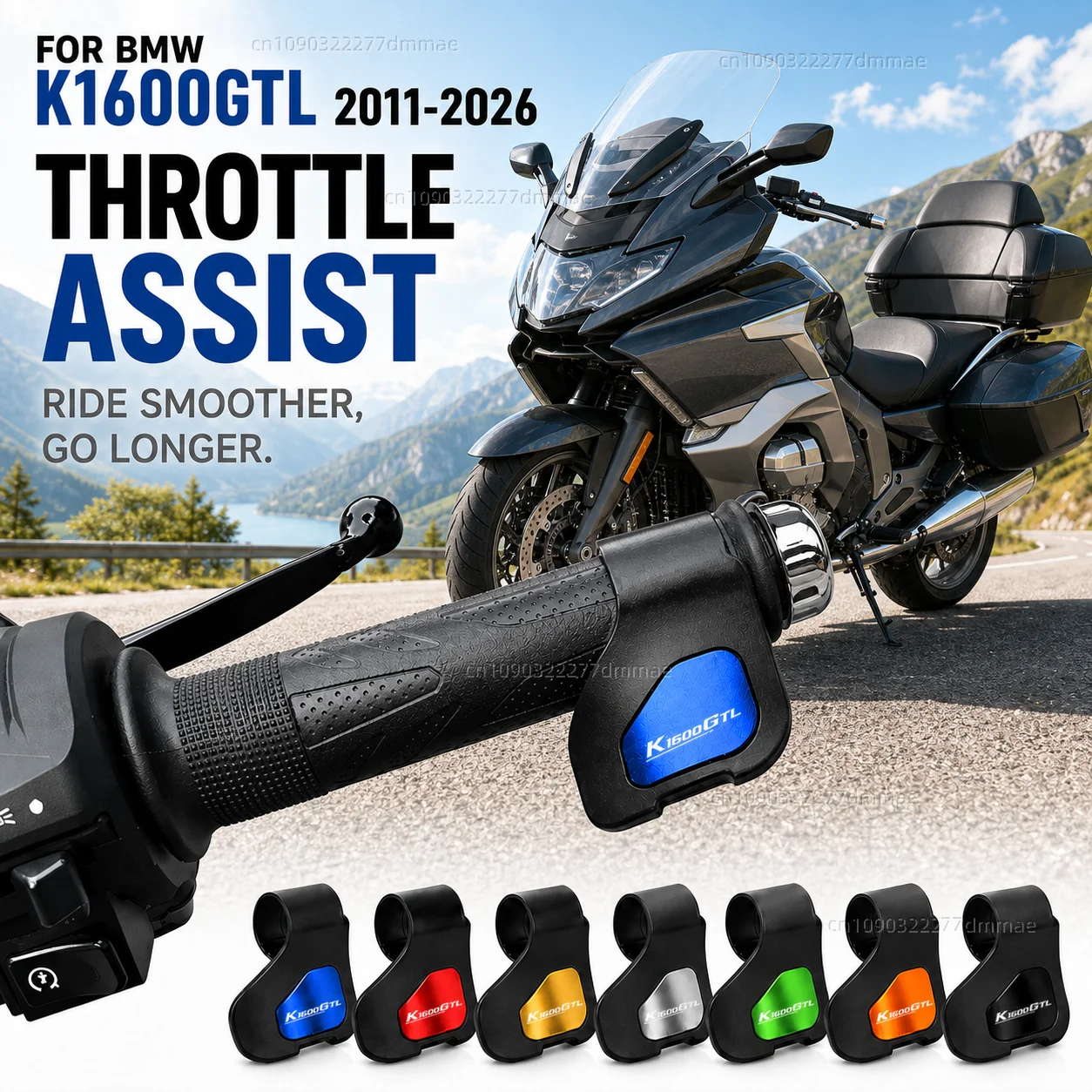 FOR BMW K1600GTL 2011-2026 Motorcycle Throttle Assistant Clip Labor Saver Acceleration Labor-saving Auxiliary Handle Grip CNC
FOR BMW K1600GTL 2011-2026 Motorcycle Throttle Assistant Clip Labor Saver Acceleration Labor-saving Auxiliary Handle Grip CNC