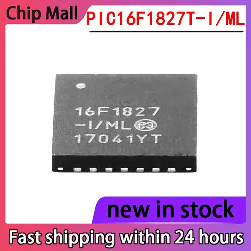 1PCS New PIC16F1827T-I/ML Package 28-VQFN Microcontroller (MCU/MPU/SOC)
1PCS New PIC16F1827T-I/ML Package 28-VQFN Microcontroller (MCU/MPU/SOC)