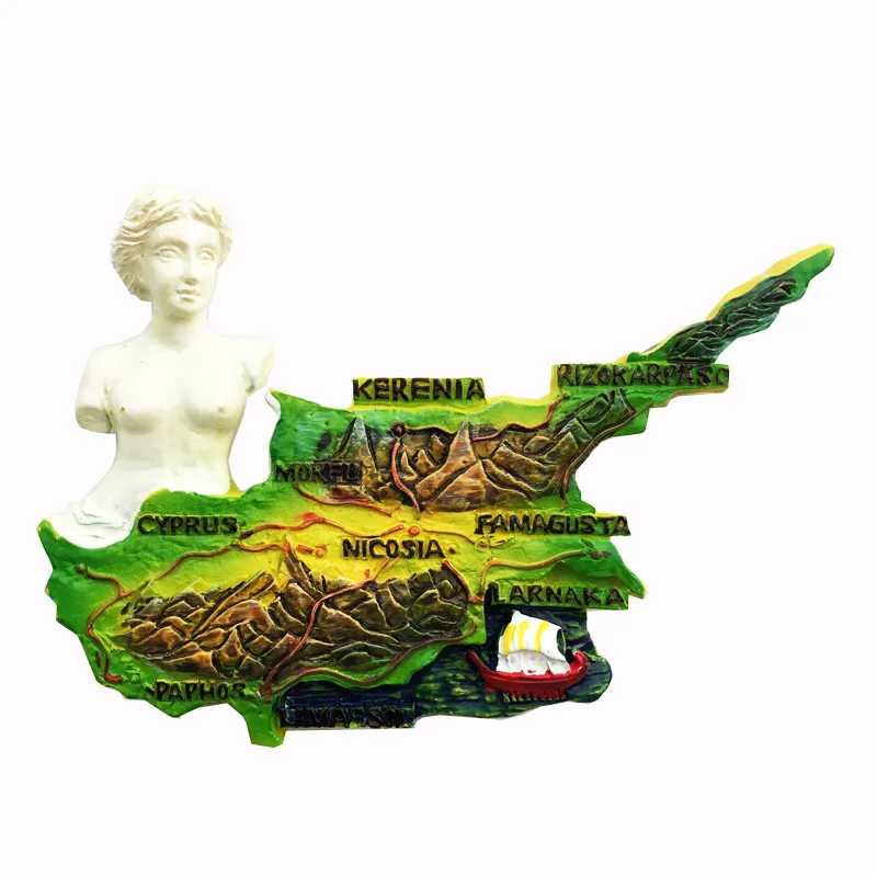 Fridge Magnet Creative Personalized Cyprus Map Resin Decoration Crafts Tourism Souvenir Message Sticker
Fridge Magnet Creative Personalized Cyprus Map Resin Decoration Crafts Tourism Souvenir Message Sticker