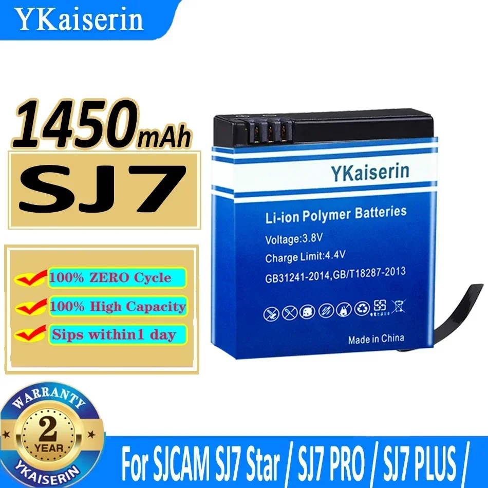 Sports Camera Battery For SJCAM SJ7 Star / PRO / PLUS / AIR Sports Action Camera 1450mAh High Capacity
Sports Camera Battery For SJCAM SJ7 Star / PRO / PLUS / AIR Sports Action Camera 1450mAh High Capacity