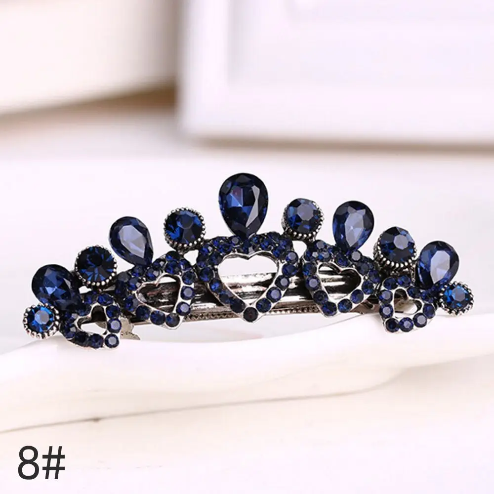 Модная металлическая женская заколка со стразами и бантом, заколка с цветами, заколка для волос
Модная металлическая женская заколка со стразами и бантом, заколка с цветами, заколка для волос