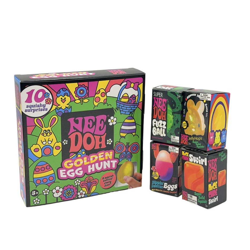 2026 Needoh Golden Egg Hunt Game Blind Box Easter Fidget With With Squishy Surprise Stress Relief Squeeze For Kids' Easter Party
2026 Needoh Golden Egg Hunt Game Blind Box Easter Fidget With With Squishy Surprise Stress Relief Squeeze For Kids' Easter Party