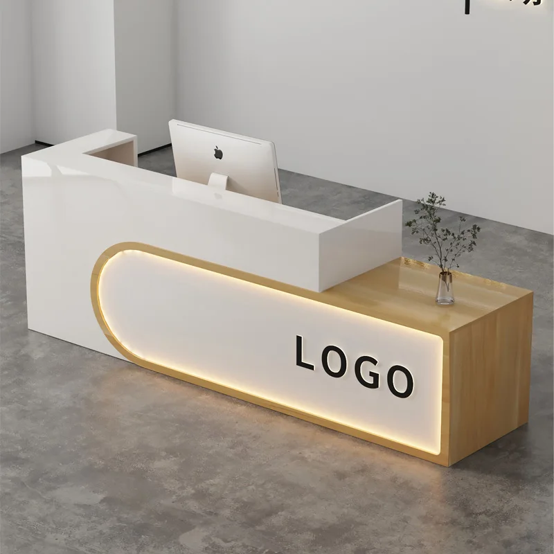 Luxury Professional Bar Counter Simple Modern Reception Desk Beauty Salon Luxury Escritorio De Recepcion Commercial Furniture
Luxury Professional Bar Counter Simple Modern Reception Desk Beauty Salon Luxury Escritorio De Recepcion Commercial Furniture