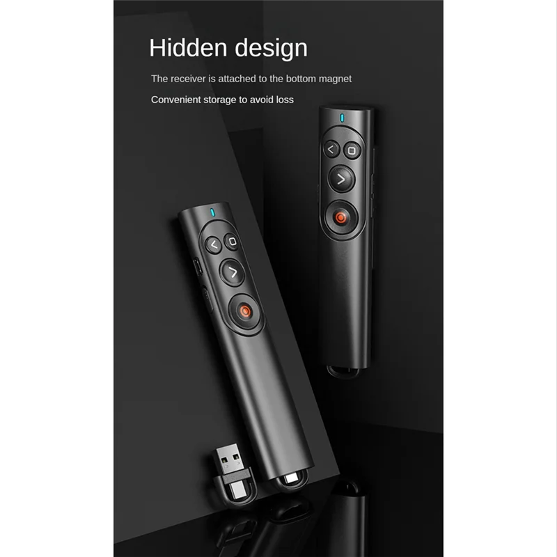 AT41 Portable 2.4G Wireless Presenter Remote Control Page Turner Suitable For Teaching Lecture Conference Computer Replacement 
AT41 Portable 2.4G Wireless Presenter Remote Control Page Turner Suitable For Teaching Lecture Conference Computer Replacement