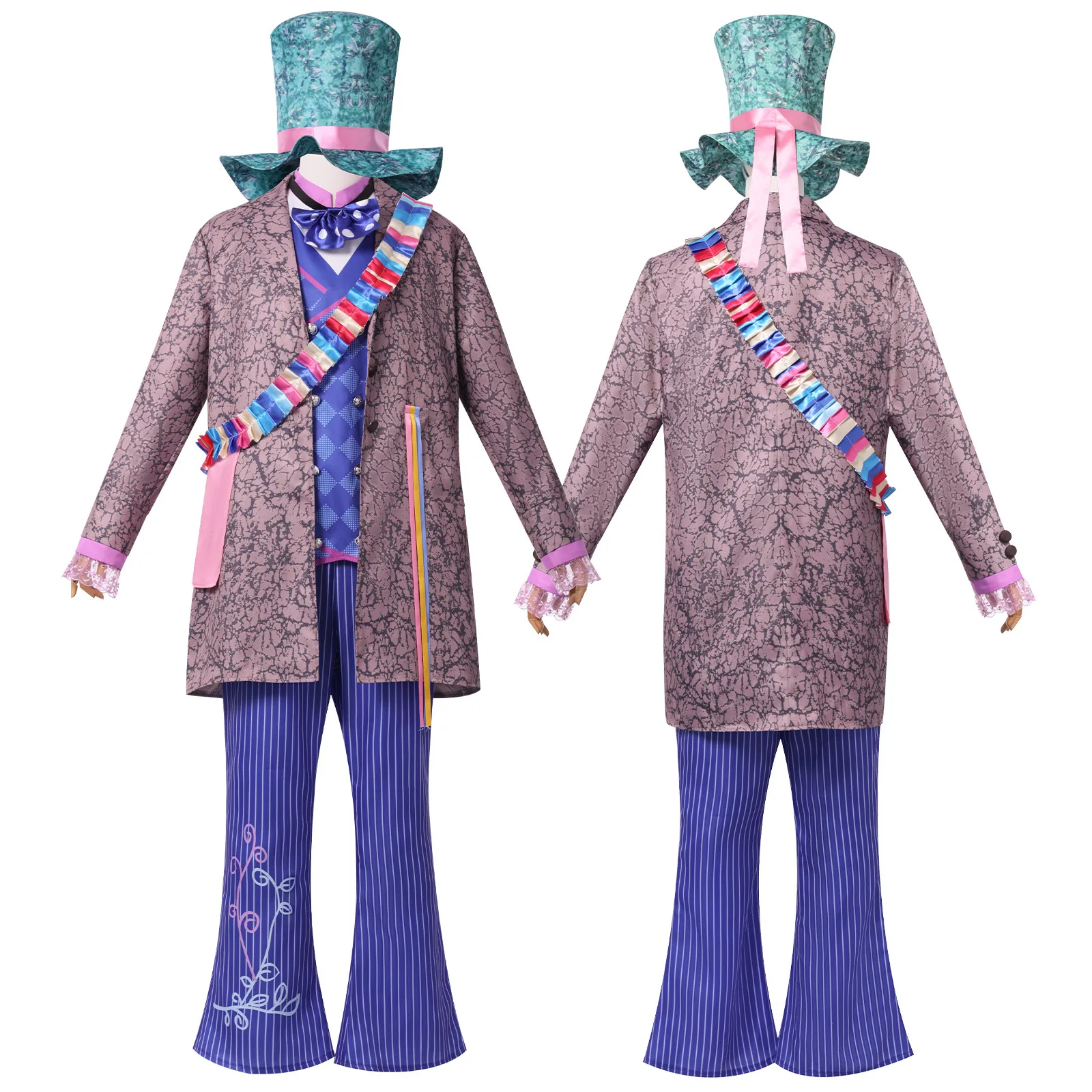 Women Men Hat Coat Tarrant Alice Hightopp Cosplay Outfit Stage Performance Costumes Halloween Roleplay Party Fantasia Style
Women Men Hat Coat Tarrant Alice Hightopp Cosplay Outfit Stage Performance Costumes Halloween Roleplay Party Fantasia Style