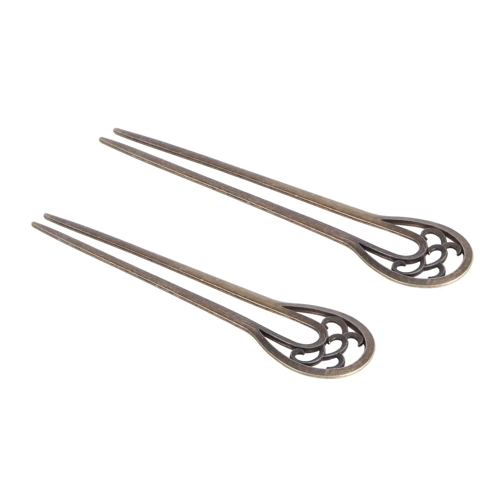 2 Pcs Retro Metal Hairpin Vintage Decorative Pins Thick Bun Modeling Chopsticks Hairstyle Accessories Women Parties Celebrations
2 Pcs Retro Metal Hairpin Vintage Decorative Pins Thick Bun Modeling Chopsticks Hairstyle Accessories Women Parties Celebrations