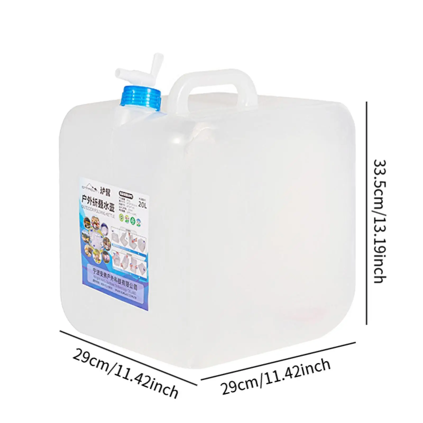 Camping Water Bucket Foldable 20L Clear Collapsible Water Container with Spigot for Hiking Picnic and Backpacking Use
Camping Water Bucket Foldable 20L Clear Collapsible Water Container with Spigot for Hiking Picnic and Backpacking Use
