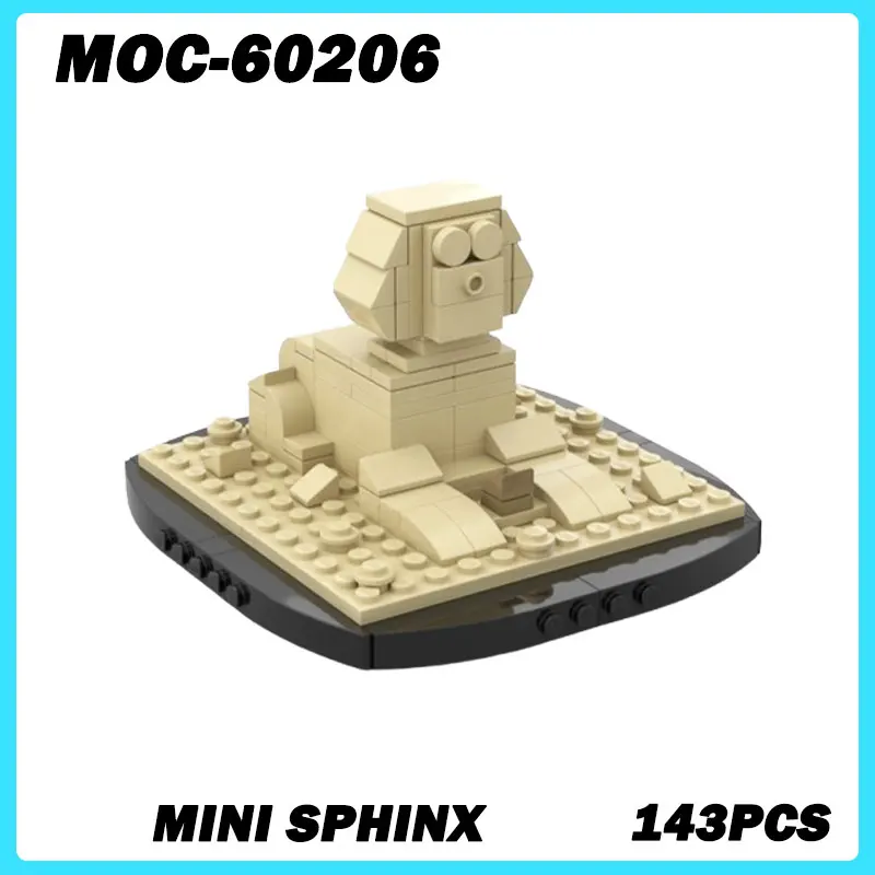 MOC-60206 Микро Архитектура Серия Мини Сфинкс Строительные Блоки DIY Модель Кирпич Образование Настольный Орнамент Игрушка Подарки На День Рождения
MOC-60206 Микро Архитектура Серия Мини Сфинкс Строительные Блоки DIY Модель Кирпич Образование Настольный Орнамент Игрушка Подарки На День Рождения
