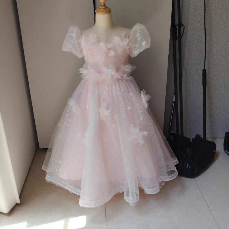 Luxury Long Dress Children Pink Girls Host Dresses Clothes Birthday Party Princess Gown Performance Outfit Costume Kids Piano
Luxury Long Dress Children Pink Girls Host Dresses Clothes Birthday Party Princess Gown Performance Outfit Costume Kids Piano