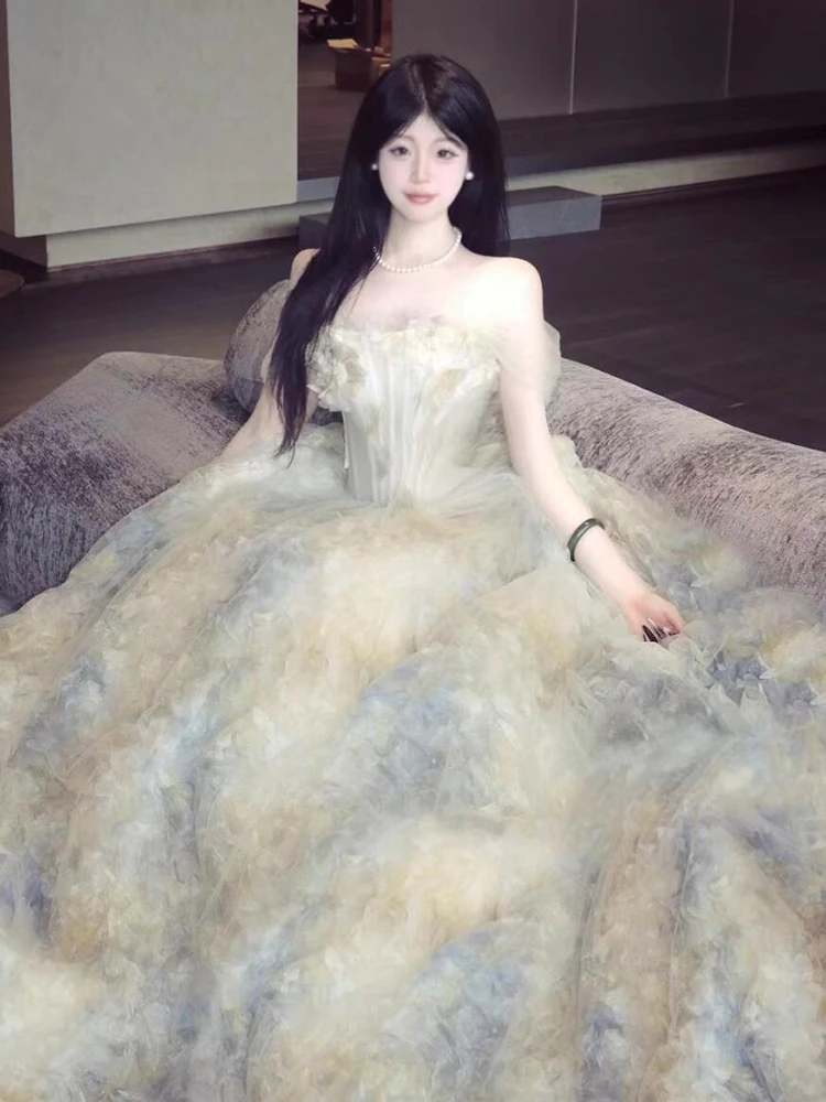 Mori Style Tube Top Evening Dress Women's High-Grade French Performance Graduation Adult Ceremony Birthday Party Banquet
Mori Style Tube Top Evening Dress Women's High-Grade French Performance Graduation Adult Ceremony Birthday Party Banquet