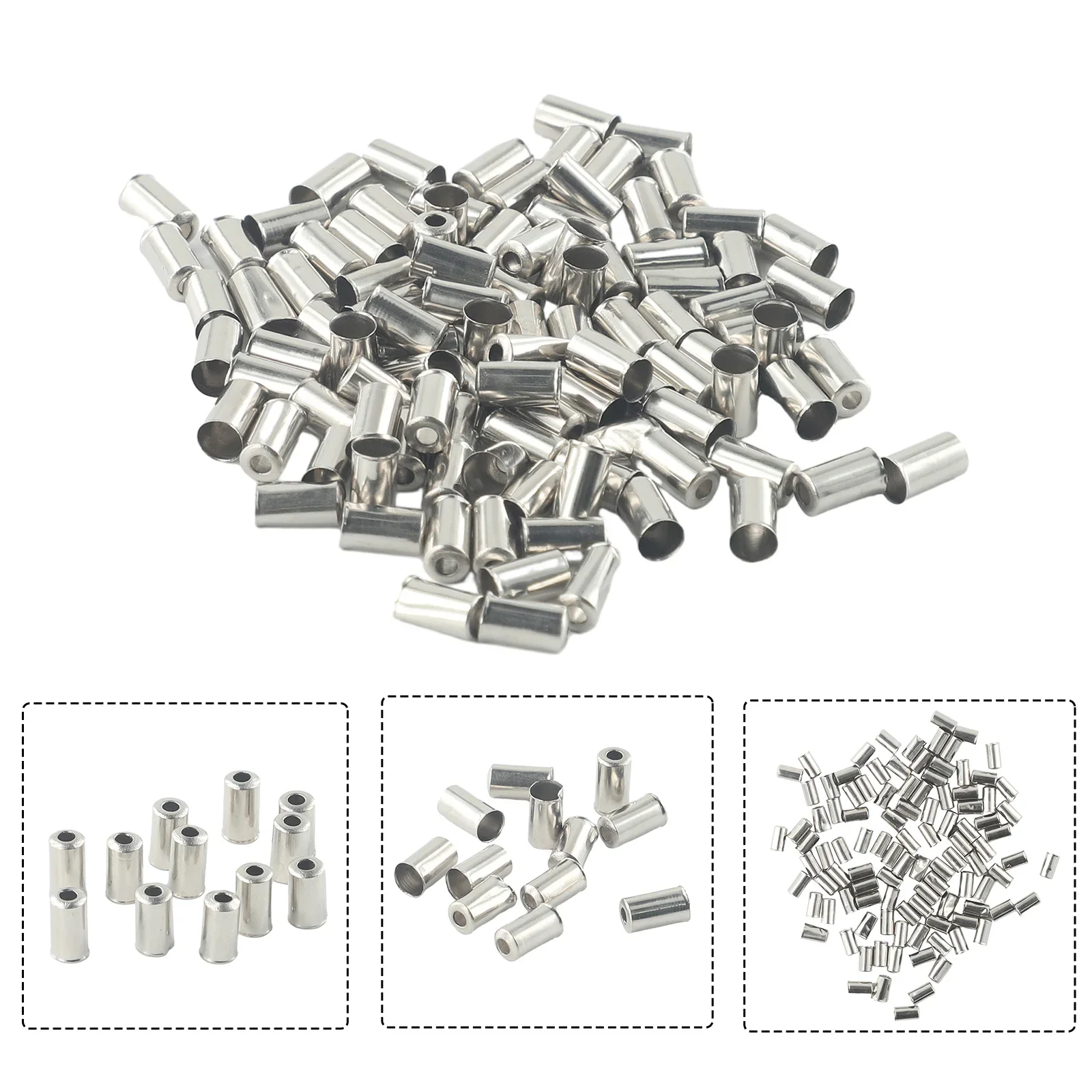 Bike Bicycle Cable End Cap 100pcs ABS Brake Shifter Gear Cable End Cap Silver MTB Cycling Accessories High Quality
Bike Bicycle Cable End Cap 100pcs ABS Brake Shifter Gear Cable End Cap Silver MTB Cycling Accessories High Quality