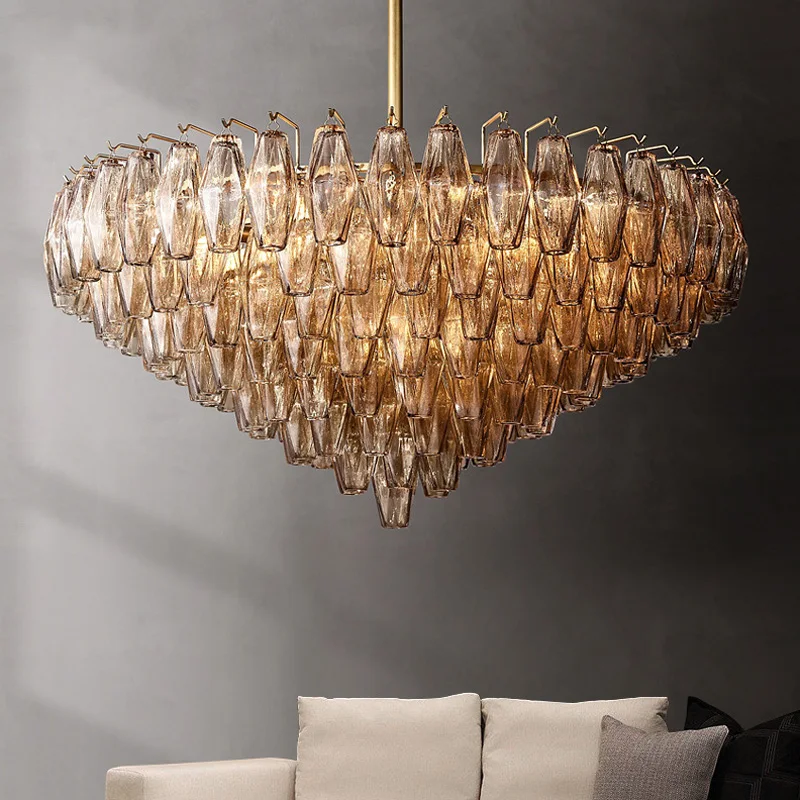 Luxury American Glass Chandelier Ceiling Light Modern Chandeliers for Living Room Pendant Lights Lustre Salon Dining Table Set
Luxury American Glass Chandelier Ceiling Light Modern Chandeliers for Living Room Pendant Lights Lustre Salon Dining Table Set