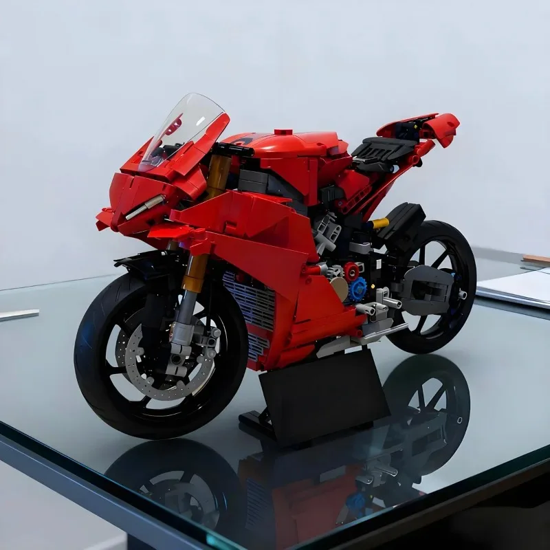 Technical Motorbike Toys Vechiel Bricks Motorcycle Racing Speed Model V4 S Model Building Blocks Model Children Boy Gift
Technical Motorbike Toys Vechiel Bricks Motorcycle Racing Speed Model V4 S Model Building Blocks Model Children Boy Gift