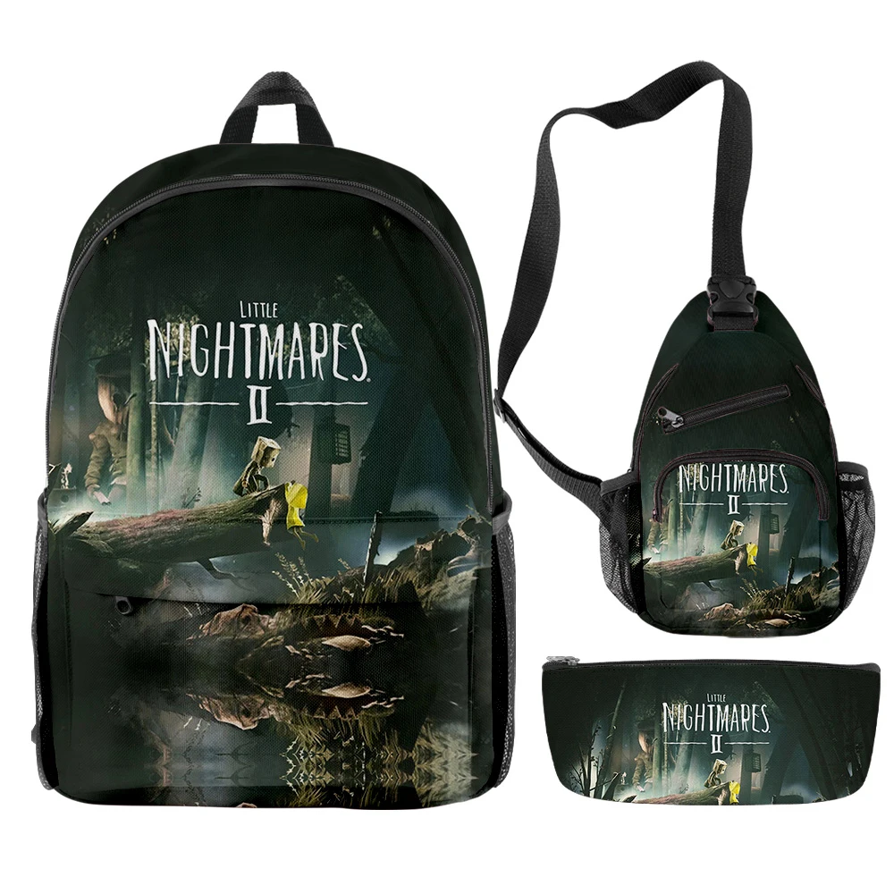 Trendy Popular Funny Little Nightmares 2 3D Print 3pcs/Set pupil School Bags Travel Laptop Backpack Chest Bag Pencil Case
Trendy Popular Funny Little Nightmares 2 3D Print 3pcs/Set pupil School Bags Travel Laptop Backpack Chest Bag Pencil Case