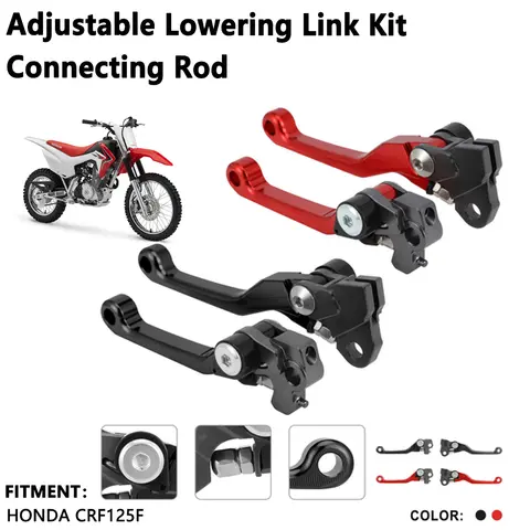 Motorcycles Accessories Connecting Rod Adjustable Lowering Link Kit For HONDA CRF125F CRF Motocross Street Vehicle Dirt Pit Bike