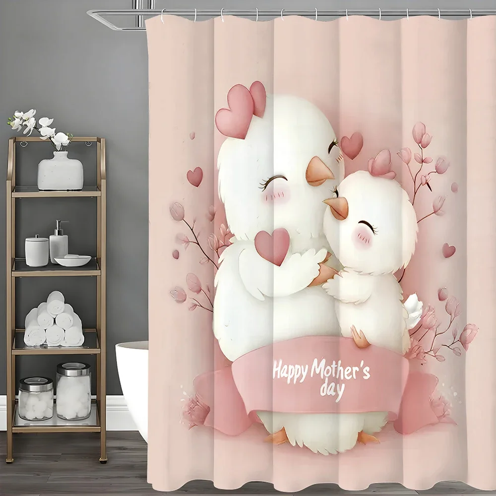 Занавеска для душа с милым цыпленком и цветочным рисунком, декоративная занавеска для душа в ванной комнате, водонепроницаемая занавеска для душа с крючками
Занавеска для душа с милым цыпленком и цветочным рисунком, декоративная занавеска для душа в ванной комнате, водонепроницаемая занавеска для душа с крючками