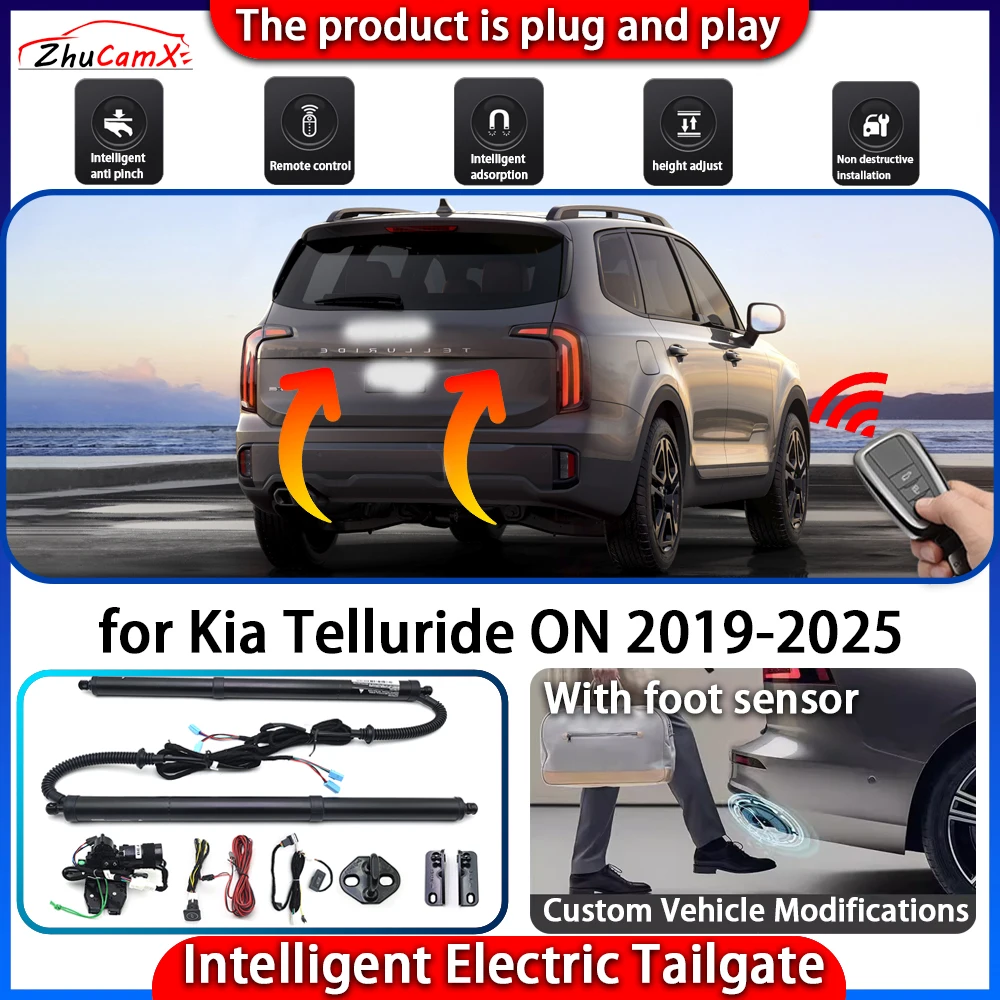 ZhuCamX Smart Powered Tailgate System for Kia Telluride ON 2019-2025 Automatic Intelligent Electric Trunk Lift Control Kit
ZhuCamX Smart Powered Tailgate System for Kia Telluride ON 2019-2025 Automatic Intelligent Electric Trunk Lift Control Kit