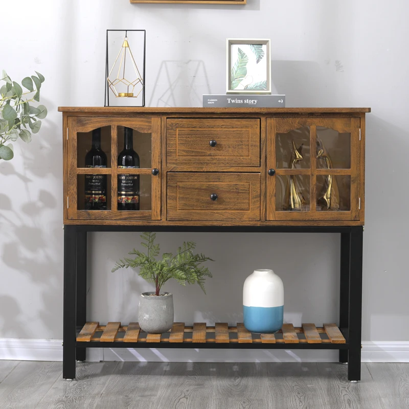 100cm Living Room Retro Console Table With Door Large Capacity Solid Wood Drawer Storage Cabinet Vintage Decor Home Furniture
100cm Living Room Retro Console Table With Door Large Capacity Solid Wood Drawer Storage Cabinet Vintage Decor Home Furniture