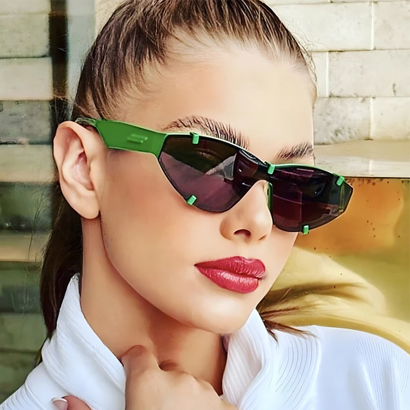 Fashion Rimless Sunglasses For Women Brand Design Trendy One Piece Sun Glasses Shades UV400 Eyewear Small Punk Sports
Fashion Rimless Sunglasses For Women Brand Design Trendy One Piece Sun Glasses Shades UV400 Eyewear Small Punk Sports