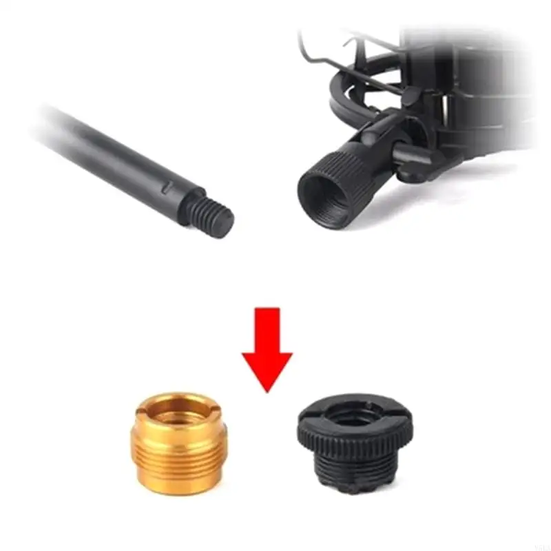 Y5LA 12mm Height Microphone Stands Screws Adapters 3/8" Female to 5/8" Male Props Durable Frame Microphone Mounting Screw
Y5LA 12mm Height Microphone Stands Screws Adapters 3/8" Female to 5/8" Male Props Durable Frame Microphone Mounting Screw