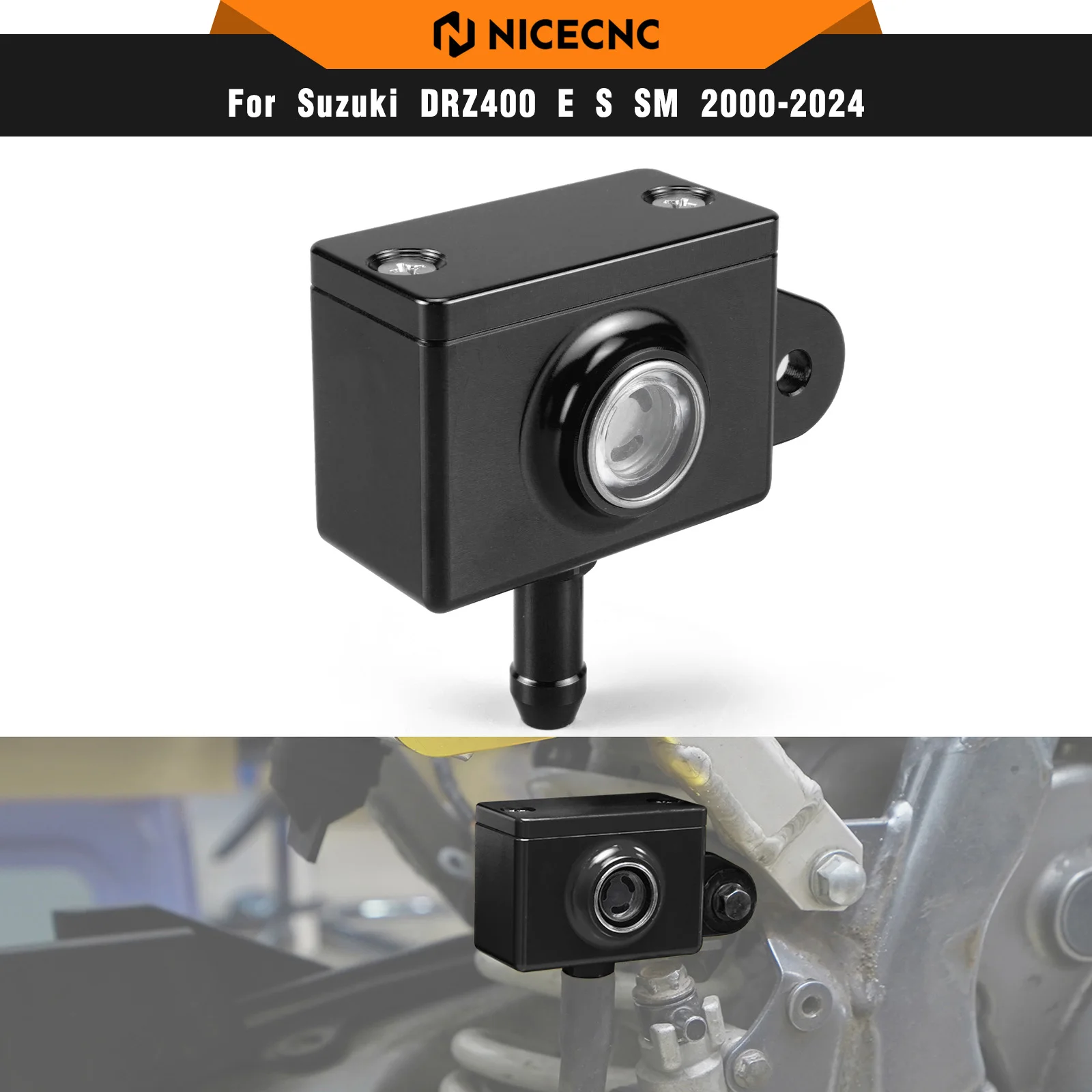 NICECNC For Suzuki DRZ400S DRZ400SM DR-Z 400S DR-Z 400SM 2000-2024 Aluminum Rear Brake Master Cylinder Reservoir Cover Cap
NICECNC For Suzuki DRZ400S DRZ400SM DR-Z 400S DR-Z 400SM 2000-2024 Aluminum Rear Brake Master Cylinder Reservoir Cover Cap