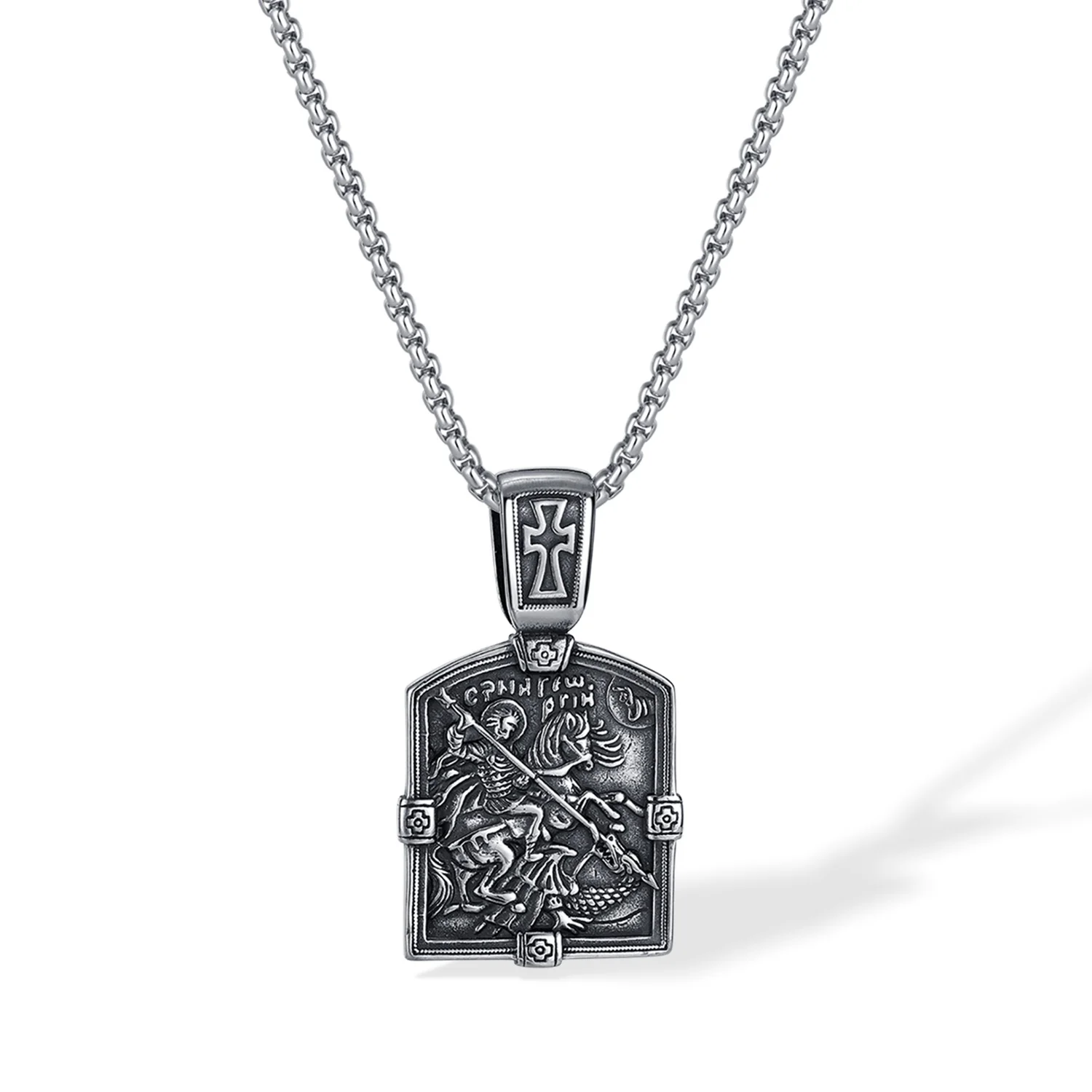 Men’s Gothic Cross Dog Tag Necklace – Punk Stainless Steel Knight Pendant, Bold Streetwear Jewelry
Men’s Gothic Cross Dog Tag Necklace – Punk Stainless Steel Knight Pendant, Bold Streetwear Jewelry
