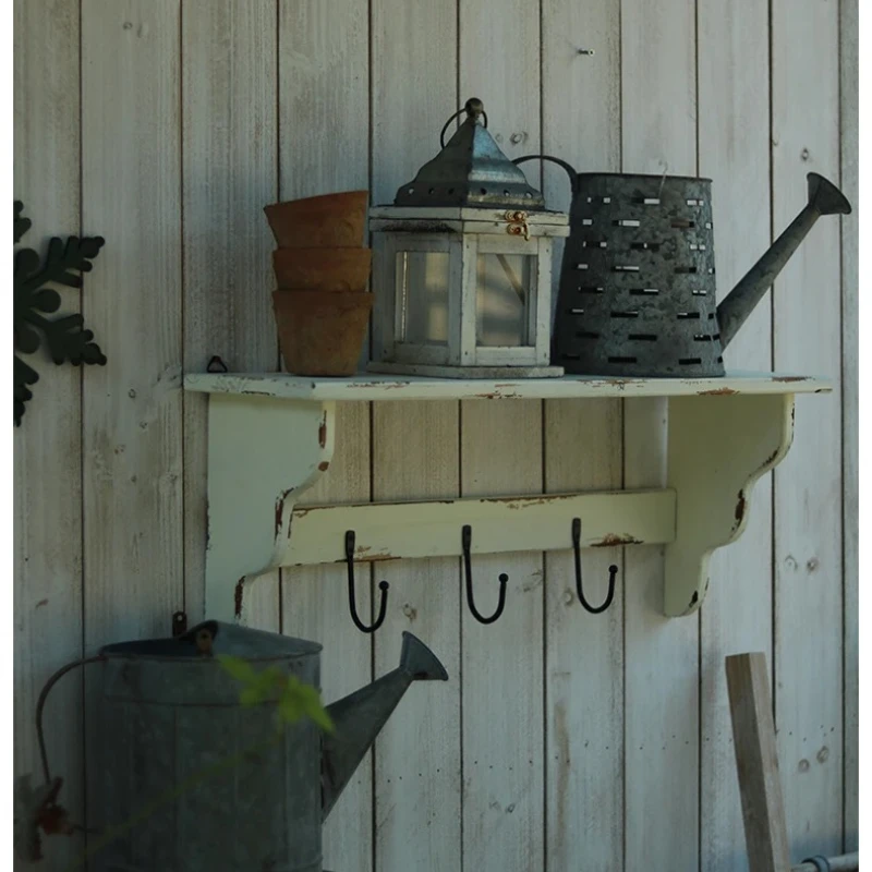 Настенная полка в деревенском стиле, винтажный промышленный крючок для чашки, витрина для садового кафе-бара, многоцелевая стойка для хранения
Настенная полка в деревенском стиле, винтажный промышленный крючок для чашки, витрина для садового кафе-бара, многоцелевая стойка для хранения