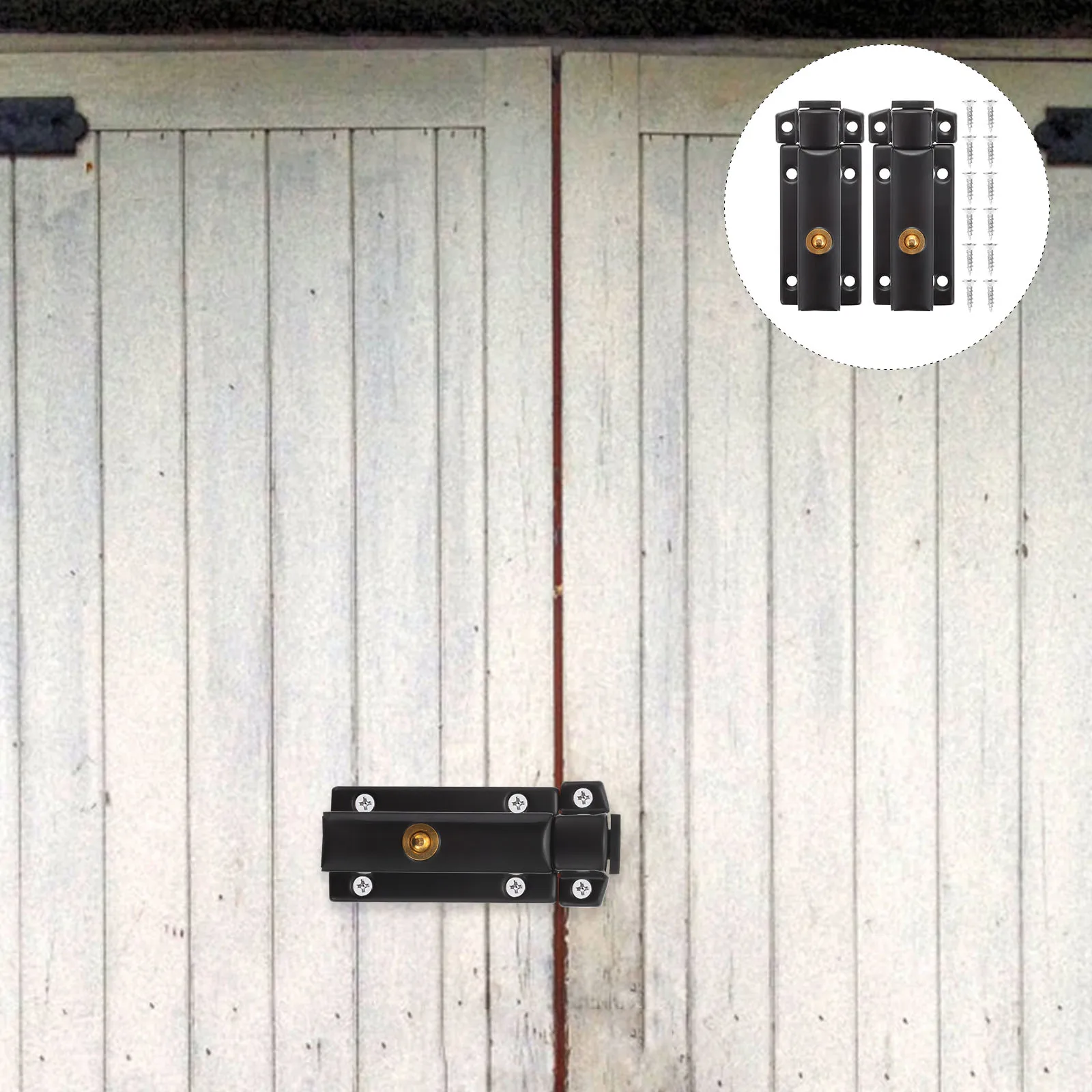 2pcs Spring Latch Stainless Steel Automatic Barrel Bolt Locks for Doors Gates Cupboards Sliding Door Barrel Bolt Hardware
2pcs Spring Latch Stainless Steel Automatic Barrel Bolt Locks for Doors Gates Cupboards Sliding Door Barrel Bolt Hardware