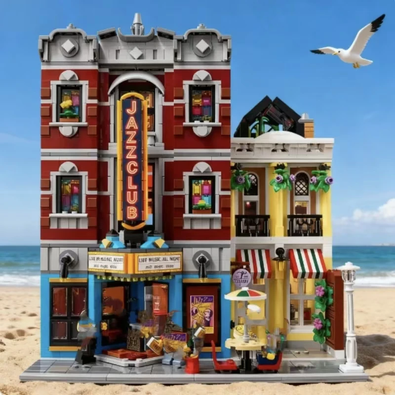 2025 New Model 2899Pcs Street Scene Jazz Club Building Blocks Bricks Educational Toys Birthday Christmas Gift
2025 New Model 2899Pcs Street Scene Jazz Club Building Blocks Bricks Educational Toys Birthday Christmas Gift