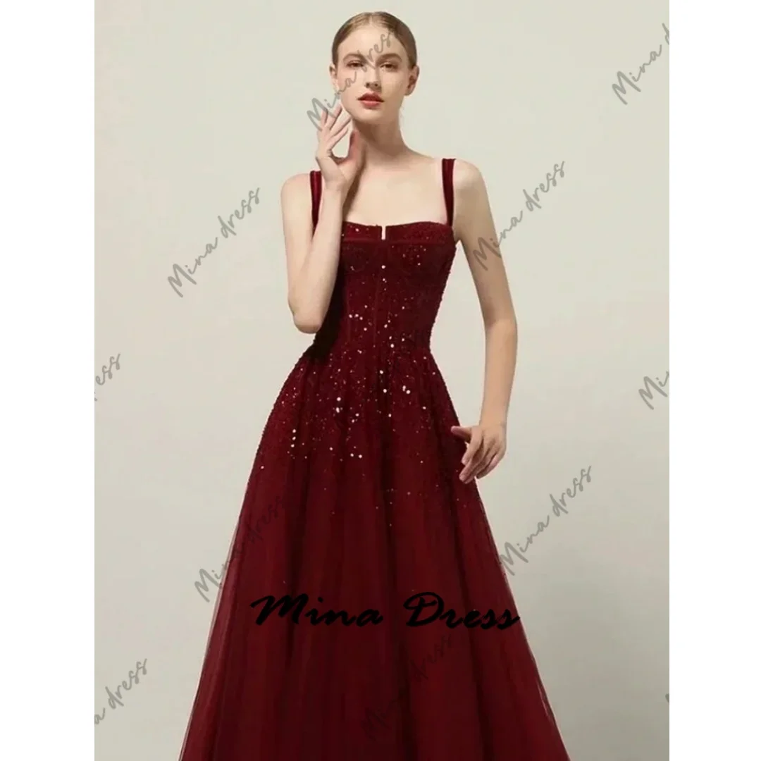 Mina Customized Sleeveless Gala Dresses 2024 Sequins Robe De Soiree Femmes Backless Women Evening Dress Formal Occasion Dresses
Mina Customized Sleeveless Gala Dresses 2024 Sequins Robe De Soiree Femmes Backless Women Evening Dress Formal Occasion Dresses