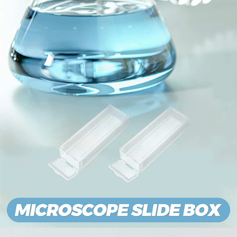 6pcs Microscope Slide Boxes 5Slides Capacity Waterproof Lab Equipment Plastic Glass Holder Teaching Aids Storage
6pcs Microscope Slide Boxes 5Slides Capacity Waterproof Lab Equipment Plastic Glass Holder Teaching Aids Storage