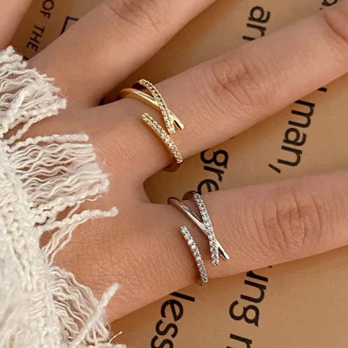 PONYKISS 925 Sterling Silver Zircon Cross Round Ring for Women Trendy Adjustable Fine Jewelry Minimalist Geometric Accessories
PONYKISS 925 Sterling Silver Zircon Cross Round Ring for Women Trendy Adjustable Fine Jewelry Minimalist Geometric Accessories