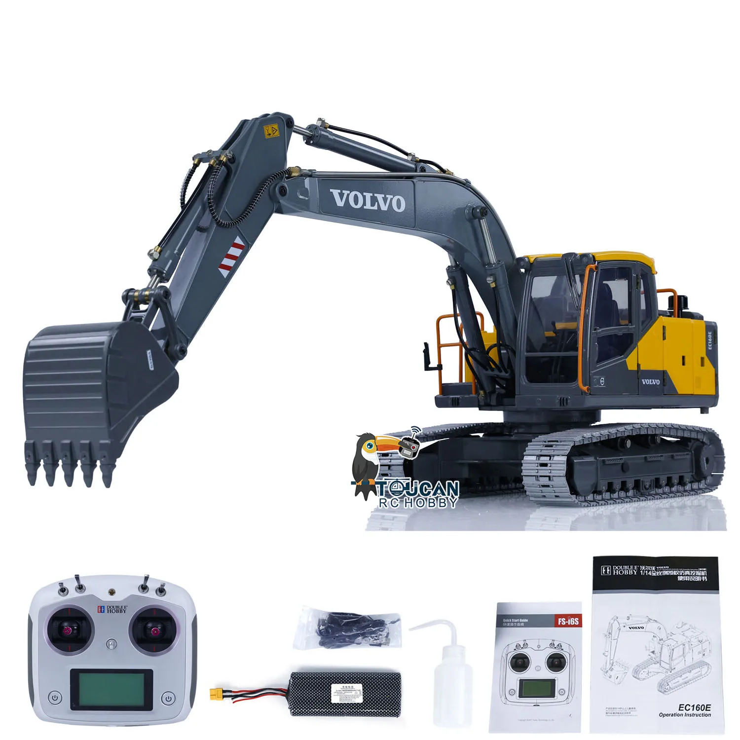Gifts Double E 1/14 Hydraulic RC Excavator EC160E E111 Alloy Remote Control Painted Finished Light Diggers Boys Toys TH23138
Gifts Double E 1/14 Hydraulic RC Excavator EC160E E111 Alloy Remote Control Painted Finished Light Diggers Boys Toys TH23138