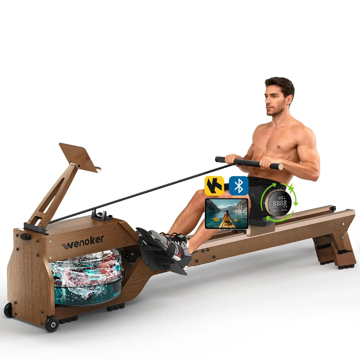 Water Rowing Machines for Home Use, Rower Machine with Smart Electronic Knob,Wooden Row Machine with Comfortable, Customized
Water Rowing Machines for Home Use, Rower Machine with Smart Electronic Knob,Wooden Row Machine with Comfortable, Customized