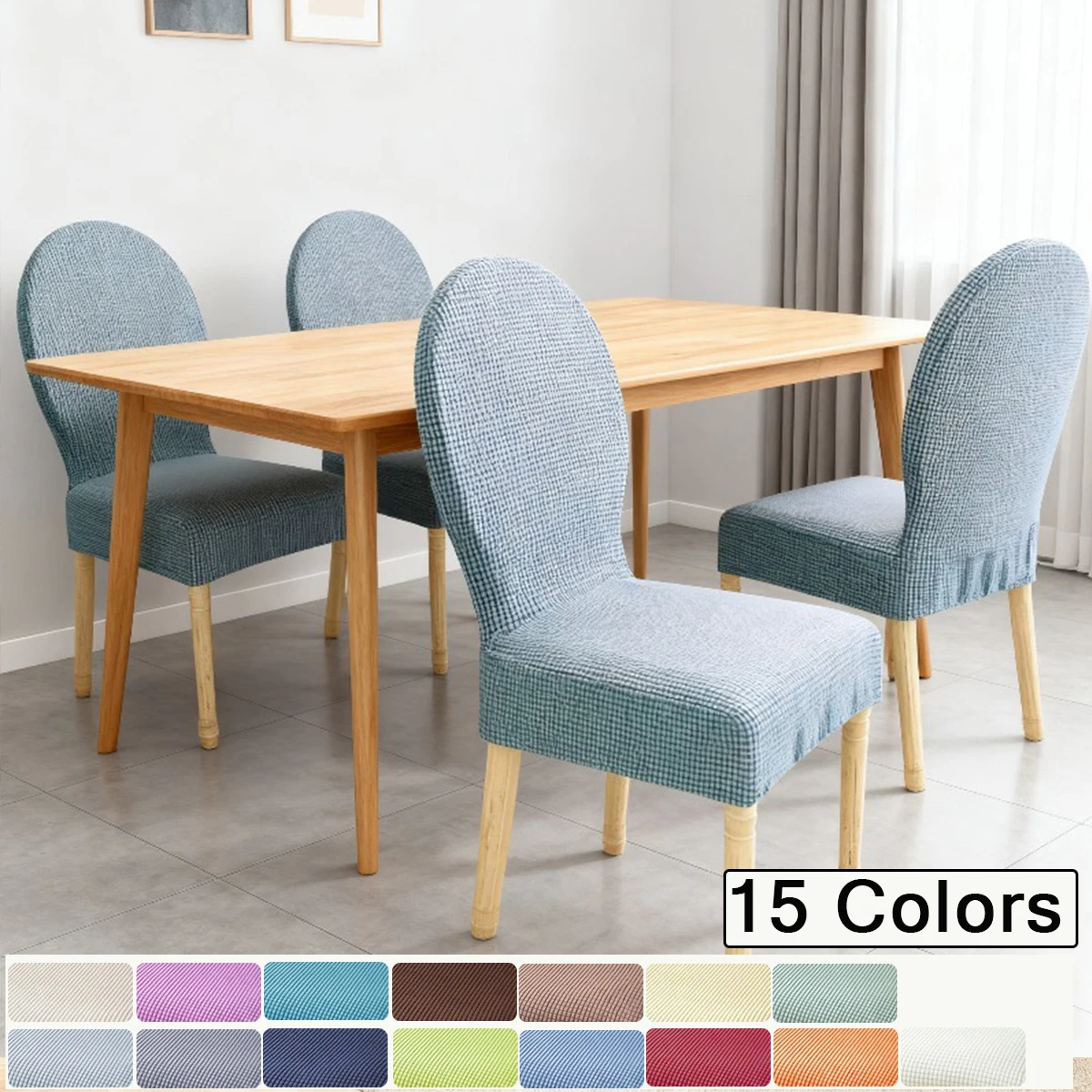 Oval Dining Table Chair Cover Adjustable Round Back Seat Stool Chairs Cover for Dining Room Chairs 1/2/4/Pcs Adornos Navideños
Oval Dining Table Chair Cover Adjustable Round Back Seat Stool Chairs Cover for Dining Room Chairs 1/2/4/Pcs Adornos Navideños