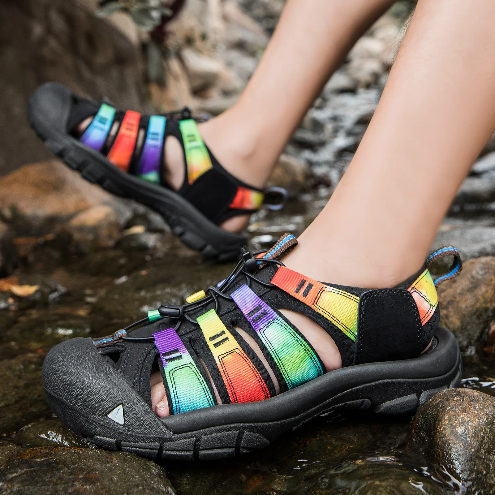 Летние мужские спортивные сандалии, мужские пляжные сандалии на толстой подошве, мужская обувь
Летние мужские спортивные сандалии, мужские пляжные сандалии на толстой подошве, мужская обувь