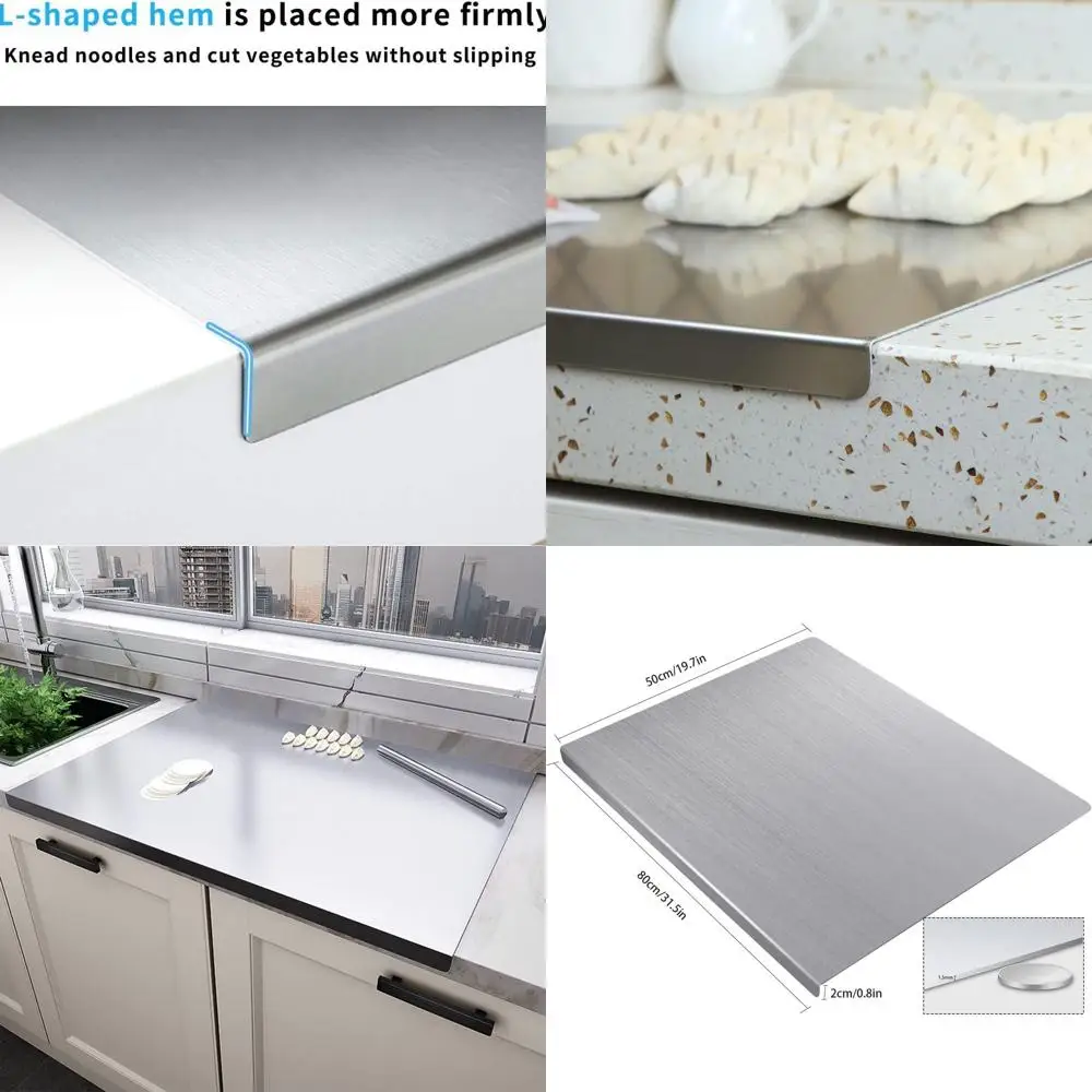 Очень большая разделочная доска из нержавеющей стали для кухни, мяса, овощей, хлеба, коммерческого класса, 31,5x19,7 дюймов
Очень большая разделочная доска из нержавеющей стали для кухни, мяса, овощей, хлеба, коммерческого класса, 31,5x19,7 дюймов