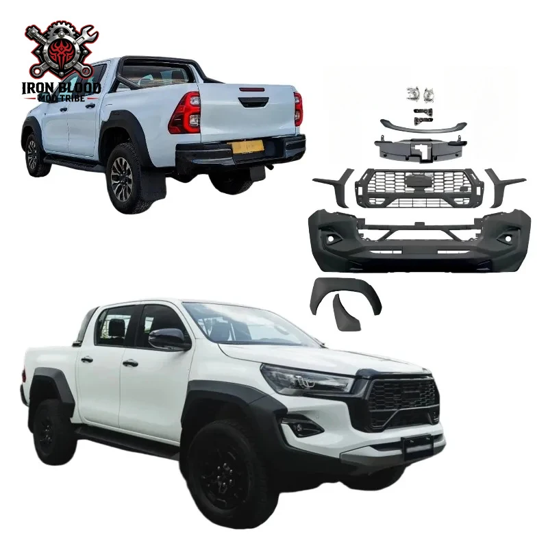 Suitable for Discount Price Revo 2016-2020 Upgrade to Hilux GR Sport 2023 Style Bodykit Heads Tails Plug and Play Bumper
Suitable for Discount Price Revo 2016-2020 Upgrade to Hilux GR Sport 2023 Style Bodykit Heads Tails Plug and Play Bumper