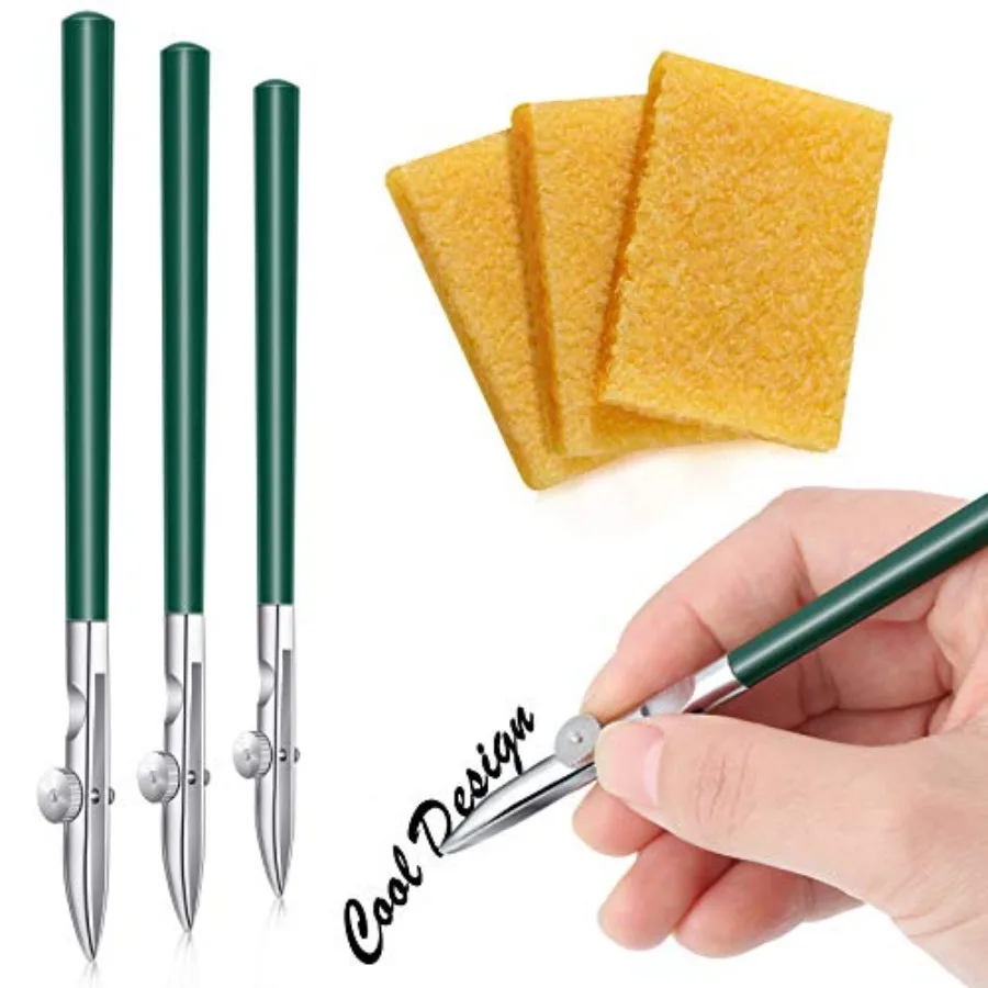 6 Pieces Art Ruling Pen 3 Sizes Masking Fluid Pen and 50 x 35 x 5 mm Glue Residue Eraser, Ruling Ink Set for Watercolor Drawing
6 Pieces Art Ruling Pen 3 Sizes Masking Fluid Pen and 50 x 35 x 5 mm Glue Residue Eraser, Ruling Ink Set for Watercolor Drawing