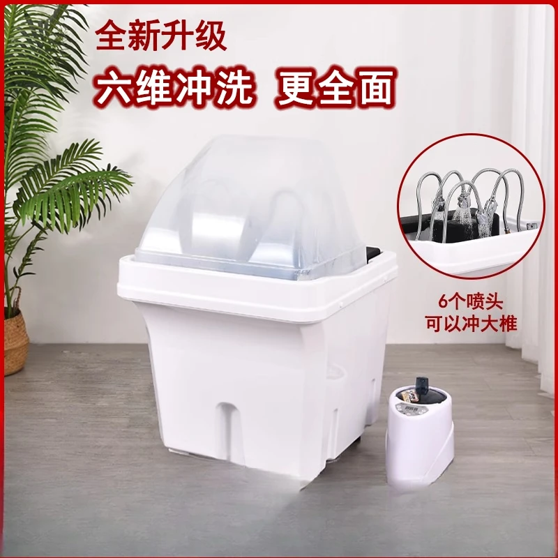 Head treatment basin, six-head flushing, circulating fumigation heating, movable shampoo basin
Head treatment basin, six-head flushing, circulating fumigation heating, movable shampoo basin