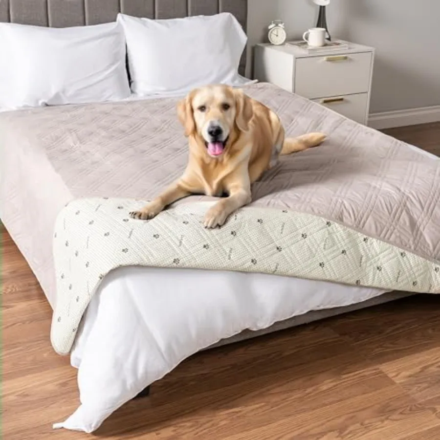 Waterproof Dog Bed Cover, Reversible Furniture Protector for Cats and Dogs, Washable Blanket for Couch Seat
Waterproof Dog Bed Cover, Reversible Furniture Protector for Cats and Dogs, Washable Blanket for Couch Seat