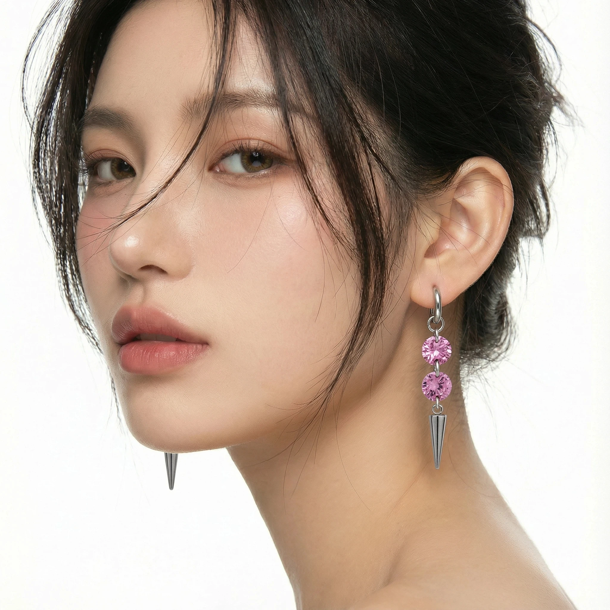Shining Punk Long Earring Fashion Steel Goth Aesthetic Charm Circle Zircon Dangle Drop Earring Jewelry Y2K Accessories Gift
Shining Punk Long Earring Fashion Steel Goth Aesthetic Charm Circle Zircon Dangle Drop Earring Jewelry Y2K Accessories Gift