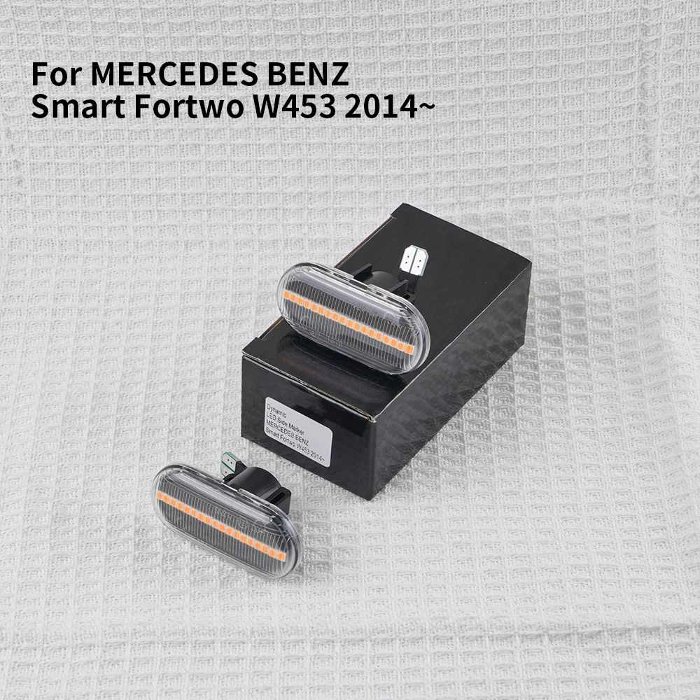 W453 автоматический динамический прозрачный фонарь поворота для Mercedes-Benz Smart Fortwo C453 2014 2015 2016 2017 2018
W453 автоматический динамический прозрачный фонарь поворота для Mercedes-Benz Smart Fortwo C453 2014 2015 2016 2017 2018